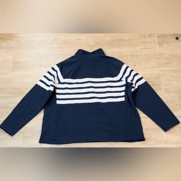 L.L. Bean Women’s Peaks Island Cotton 1/4 Zip Pullover Size 2X - Picture 9 of 9